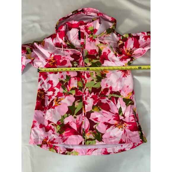 Isaac Mizrahi LIVE! Floral Raincoat size small - Picture 5 of 7